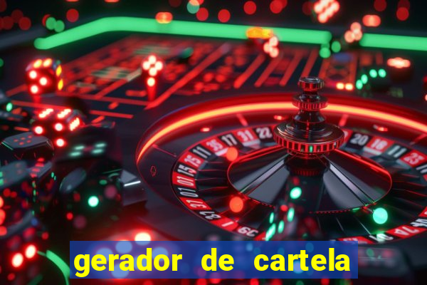gerador de cartela de bingo